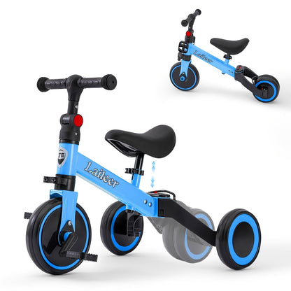 3-in-1 Toddler Balance Bike Convertible Tricycle for Kids Ages 2-5 with the Listed Color, Size or Set Options for Everyday Use