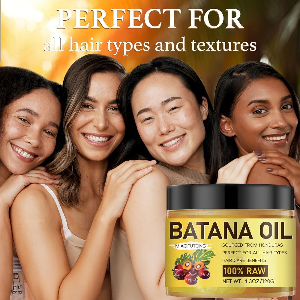 Banana Hair Oil Treatment 100% Raw Honduran Deeply Frizz Control Scalp Nourishment Dry Damaged Hair All Hair Types Women 4.3oz 120g