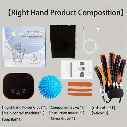 Rehabilitation Robot Gloves for Hand & Finger Training, Air Pressure Finger Exercise Device with LCD Touch Screen