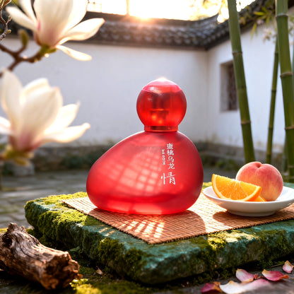 Eau de Toilette Four-Color Fragrance Bottle Selection for Women in Red, Orange, White and Green Styles
