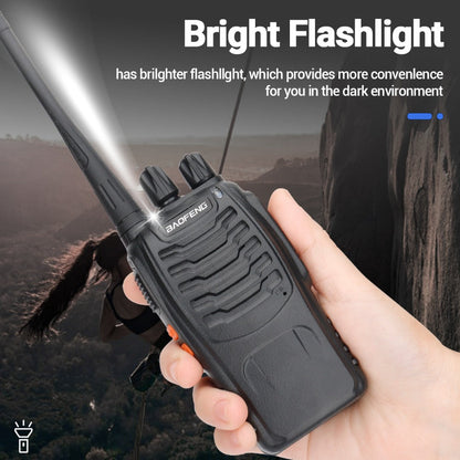 Baofeng BF-888S Walkie Talkie 2-Pack – Long Range UHF Two Way Radio, Wireless Frequency Copy, Portable Ham Radio for Hunting, Hiking