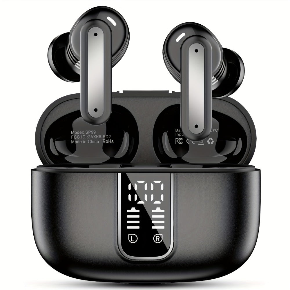 ENC Sports Wireless Earbuds ANKRIYUL Stereo Headphones Environmental Noise for Bedside Audio, Alarms and Room Entertainment
