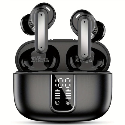 ENC Sports Wireless Earbuds ANKRIYUL Stereo Headphones Environmental Noise for Bedside Audio, Alarms and Room Entertainment