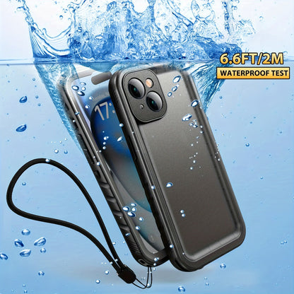 iPhone Case Built-In 9H Tempered Glass Screen Protector 360 Full Body Shockproof Dustproof for an Everyday Personal Care Routine