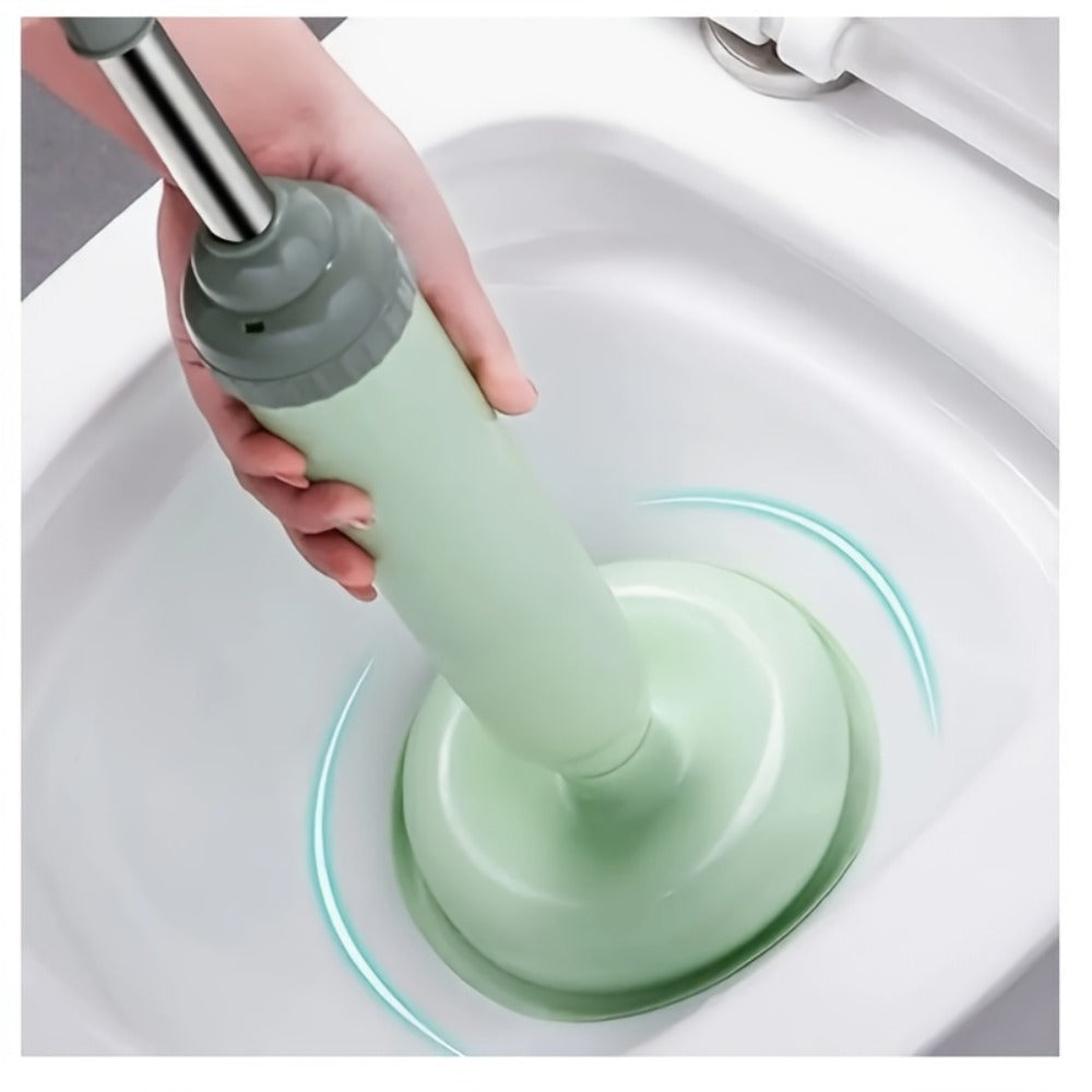 Flexible High-Pressure Drain Pipe Clog Remover – Manual Toilet Plunger & Pipe Dredging Tool