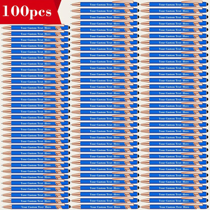 Custom Engraved Ballpoint Pen Set 100pcs, Personalized Metal Luxury Pens Bulk, Engraved Writing Instruments for Wedding, Corporate Gifts
