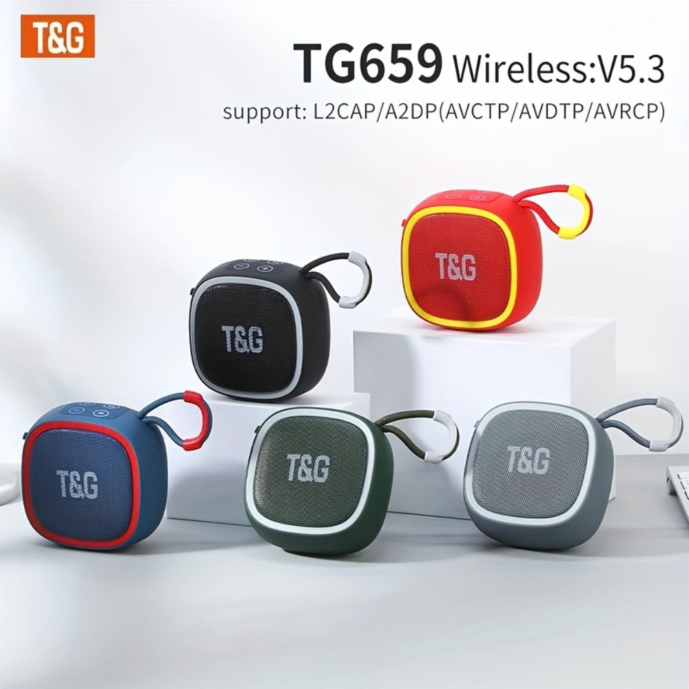 Portable Bluetooth Speaker TG659 Mini with 3W Output, IPX4 Splash Rating and Type-C Charging