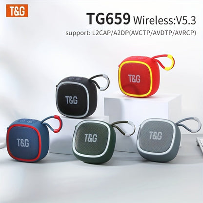 Portable Bluetooth Speaker TG659 Mini with 3W Output, IPX4 Splash Rating and Type-C Charging
