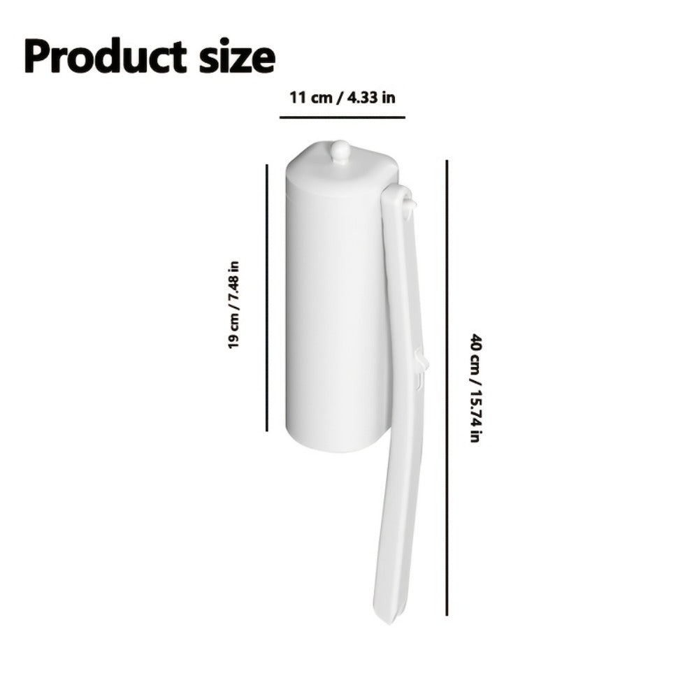 Disposable Toilet Brush Cleaning System with Bracket & Replaceable Heads – Deep Clean Toilet Bathroom Cleaning Kit