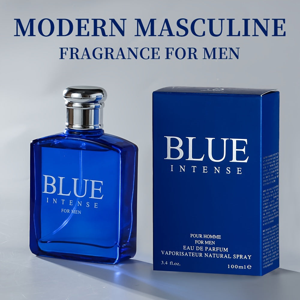 Men's Eau de Toilette Spray 3.4oz 100ml - Fresh Fruity Cologne with Cucumber Melon Orange EDT for Men Dates Daily Use Parties Gift