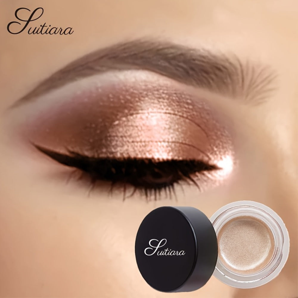 Jelly Gel Eyeshadow 2 Pack Sunset Copper Shimmer High Gloss Metallic Finish Fade Resistant, for Makeup, Travel and Everyday Vanity Use