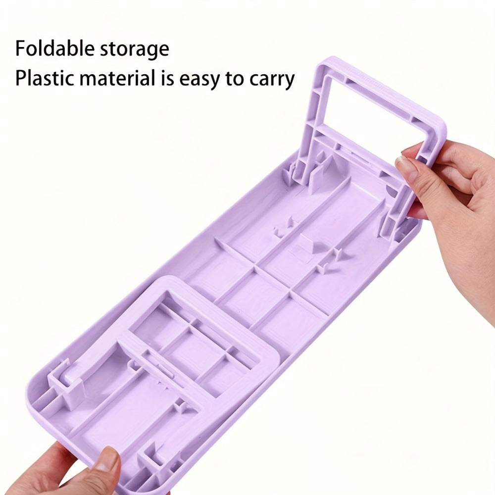 Folding Nail Armrest Hand Rest for Nail Technicians – Cushioned Wrist Support Pillow Bracket, Portable Manicure Table Stand