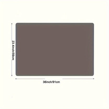 Kitchen Counter Mat Heat Resistant Countertop Protector Pad Extra Large Cuttable Mat for Home Cooking, Dining and Outdoor Meals