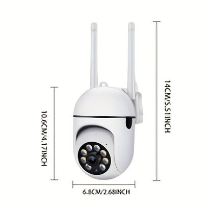 Security Camera Outdoor 1080P Four-Pack with Dual-Band WiFi, 360 PTZ, PIR Detection and IP54