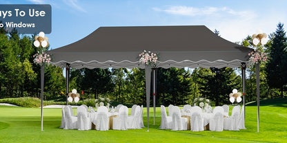 Pop Up Canopy Tent with Sidewalls, Outdoor Party Wedding Backyard for Garden, Patio and Yard Use
