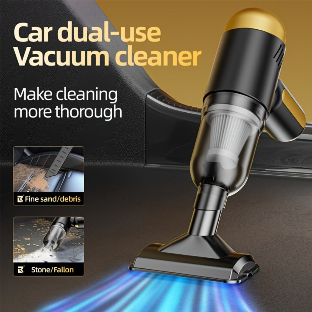Handheld Car Vacuum Cleaner Wireless 13KPa – 4000mAh USB Rechargeable, Dry Wet Dual-Purpose Blow & Suction
