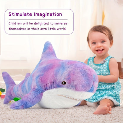 Shark Stuffed Animal Pillow, Cute Plush Throw Pillow for Couch & Kids Room, Birthday Gift for Girls