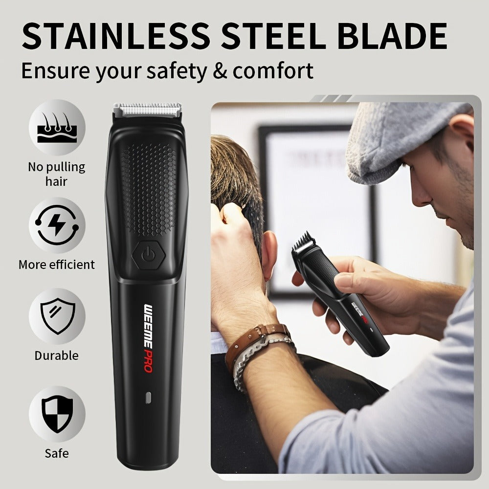 Beard Trimmer for Men - Professional Hair Clipper Electric Razor Zero Gapped T-Blade Edger for Entryways, Bedrooms and Living Spaces