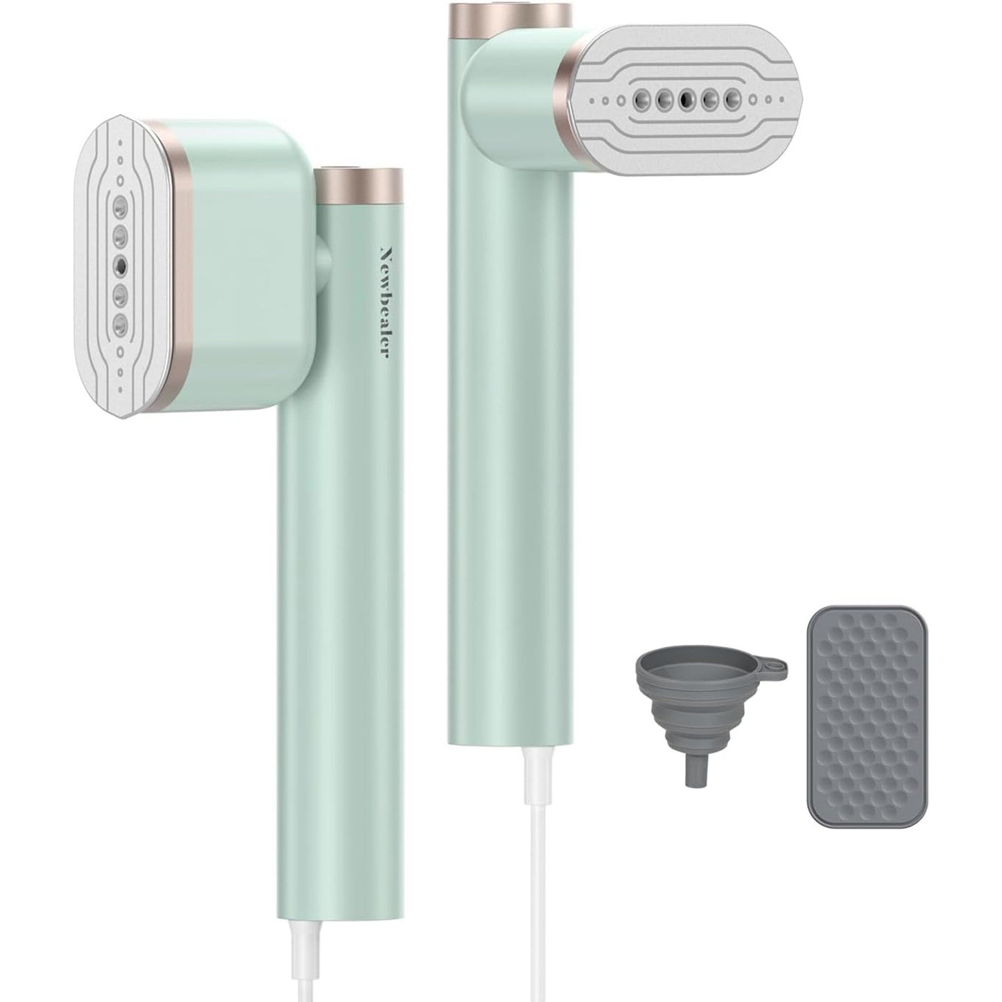 1200W Handheld Garment Steamer and Iron with 110–125V Label, Rest Pad and Three Color Options