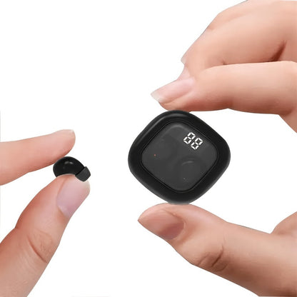 Wireless Earbuds Mini In-Ear Set with Compact Charging Case and Black, Khaki or White Color Choices