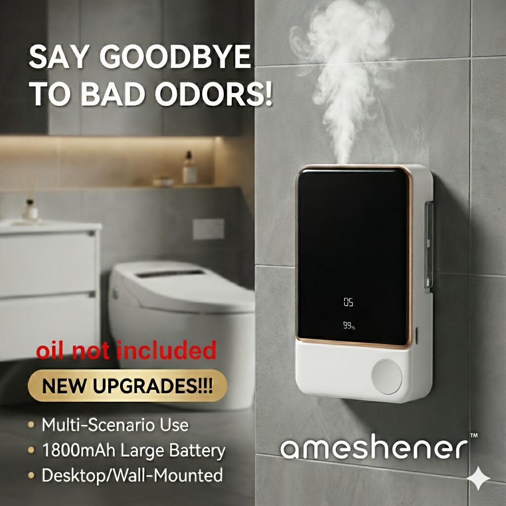 Aromatherapy Diffuser 1800mAh 7-Speed Essential Oil Diffuser with Digital Display Bathroom for Entryways, Bedrooms and Living Spaces