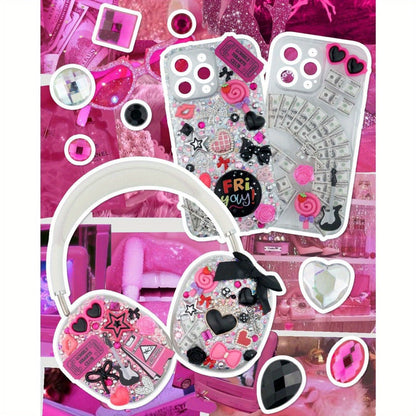 1050pcs Junk Case Charms Kit Kawaii DIY Phone Case Decoration for Home and Salon Manicures