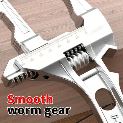 Bathroom Wrench Tool Multifunctional, Adjustable Double-Ended Open-End Wrench for Sink, Faucet, Water Pipe & Heating Repair