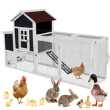 82" coop with wheels(Black)
