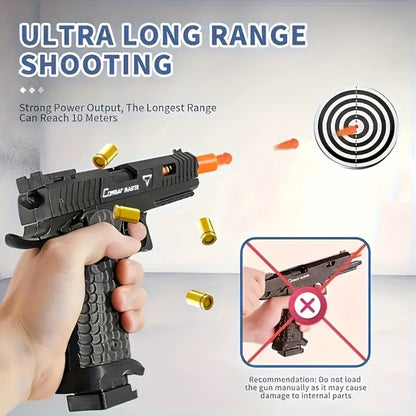 2011 Battle Master Semi-Auto Bullet Toy Gun with Shell Ejecting, 1 Magazine, 20 Simulation Bullets