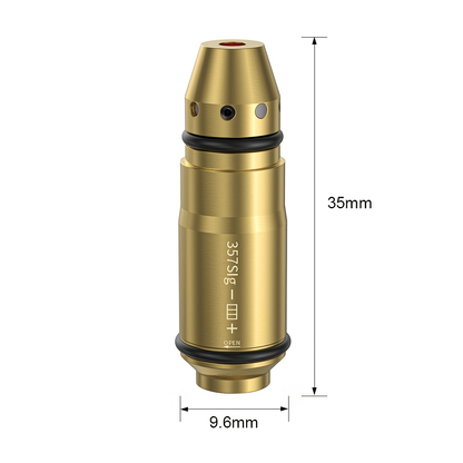 Dry Fire Laser Training Cartridge Multi-Caliber – 9mm 45ACP 223Rem 380ACP 357Sig 308Win 12GA 40Cal 6.5mm 7.62x39 | H59 Brass | Class IIIA