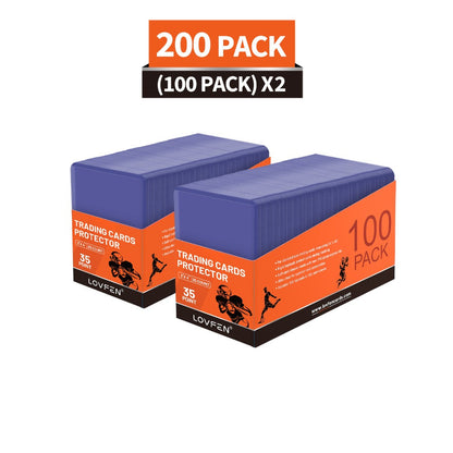 Hard Plastic Top Loaders 3x4 Baseball Card Cases, Trading Card Holders for Sports Cards Football Basketball MTG Pokemon