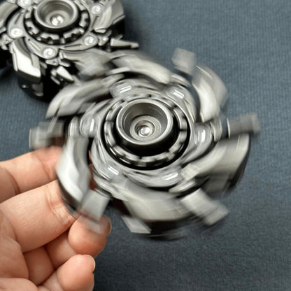 Metal Fidget Spinner Toy for Adults & Teens – Customizable Stress Relief Spinner with Hex Key, Screws & Metal Tube