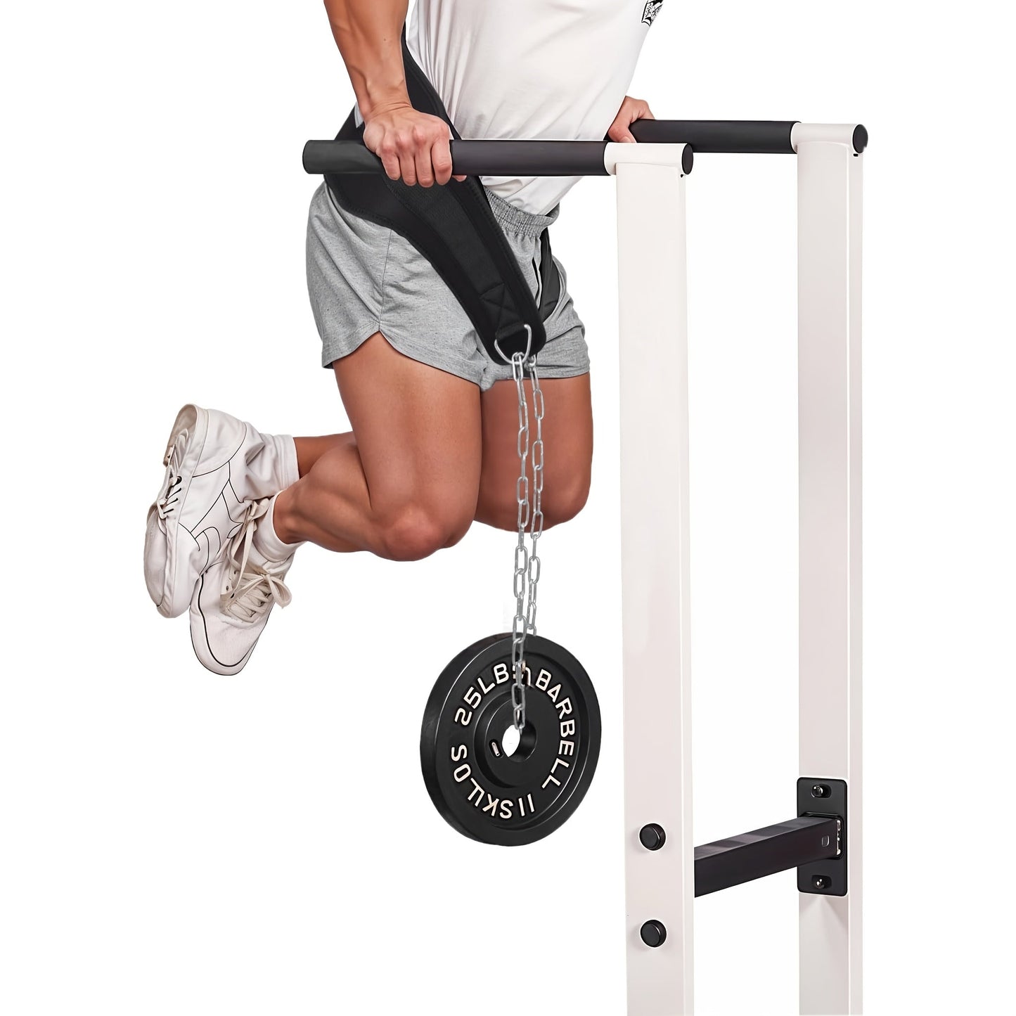 Dip Belt with Chain for Pull Ups & Weighted Dips – Heavy Duty Weightlifting Belt for Squats, CrossFit & Strength Training