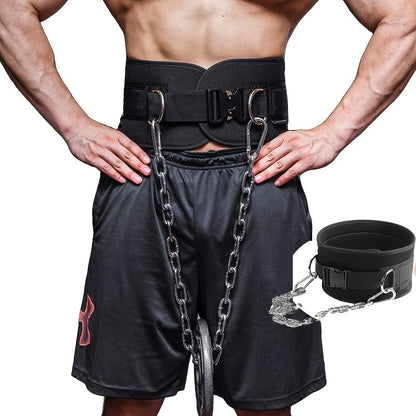 Dip Belt with Chain for Pull Ups & Weighted Dips – Heavy Duty Weightlifting Belt for Squats, CrossFit & Strength Training