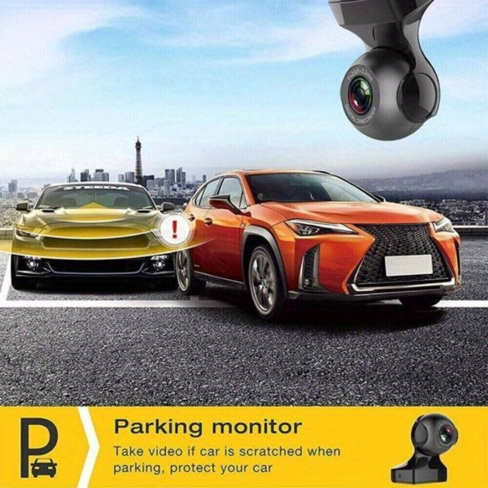 1080P WiFi Dash Cam 170° Wide Angle – HD Car DVR with G-Sensor, Loop Recording, Night Vision, Smartphone App View