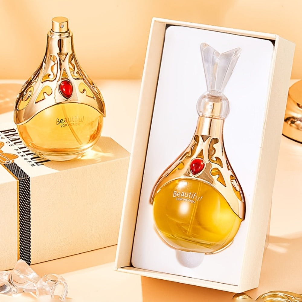 Perfume for Women 100ml Golden Age Luxury Floral Fruity Eau de Parfum Elegant Scent Spray Gift Box Date Night Party Dinner 3.38 Fl Oz