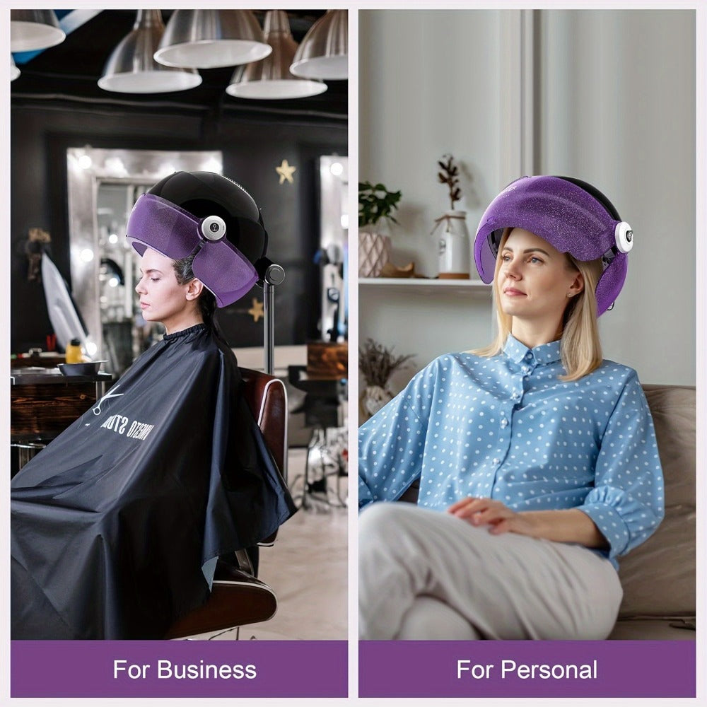 Ionic Floor-Standing Hooded Hair Dryer 1875W, Adjustable Height Professional Salon Hood Dryer for Deep