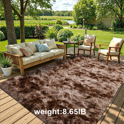 Non-Slip Area Rug Fluffy Soft Carpet – Modern Home Decor Floor Mat for Living Room, Bedroom, Kitchen & Bathroom | Easy Clean Cute Plush Rug