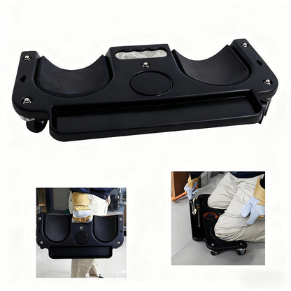 Rolling Knee Pad with Wheels & Built-In Tool Tray – Cushioned Kneeling Platform for Mechanics, Carpenters & Flooring Work
