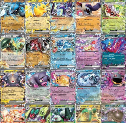 Pokemon 100 Card Lot, 1 Ultra Rare (Mega EX GX V VMAX), 100 Assorted English TCG Cards Near Mint