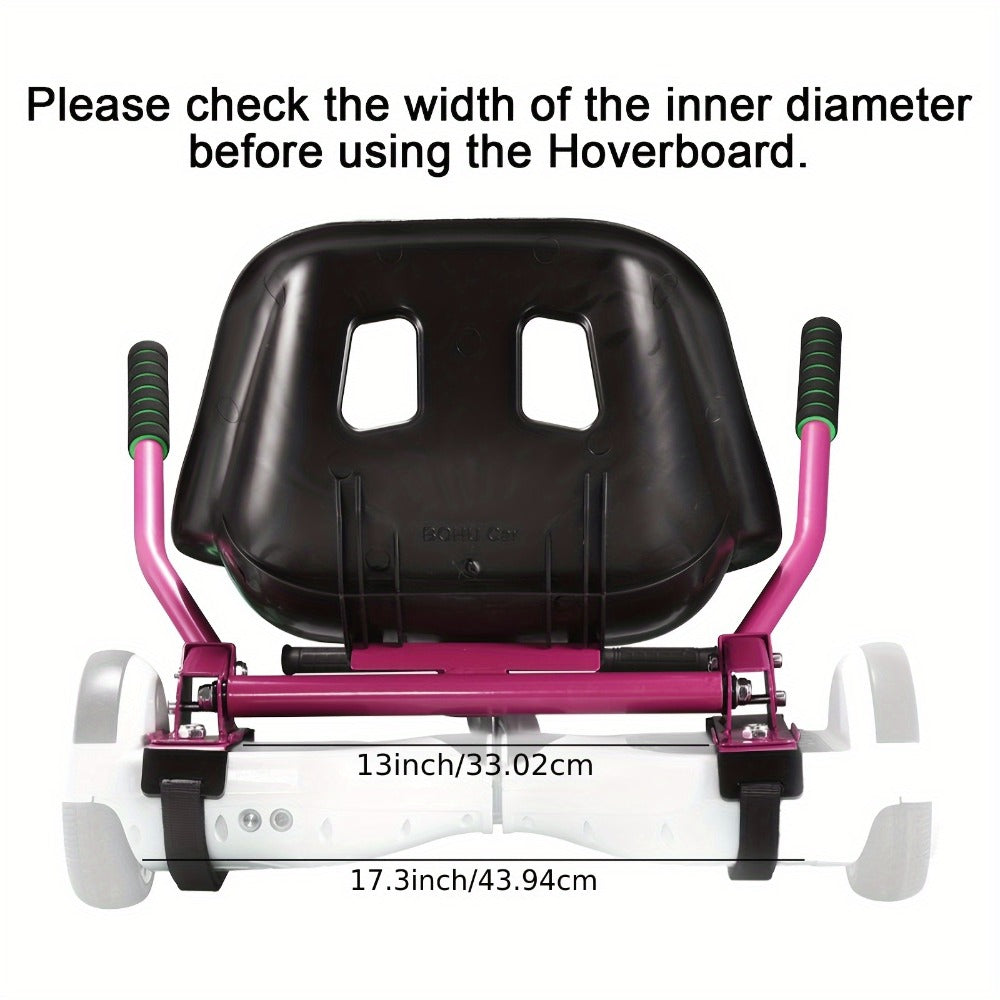 Hoverboard Go Kart Seat Attachment Buggy Conversion Kit 6.5-10 Inch with the Listed Color, Size or Set Options for Everyday Use