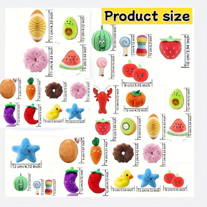 Dog Toy 20-Piece Gift Box with Random Rope, Tug, Squeaky and Interactive Styles for Small Dogs