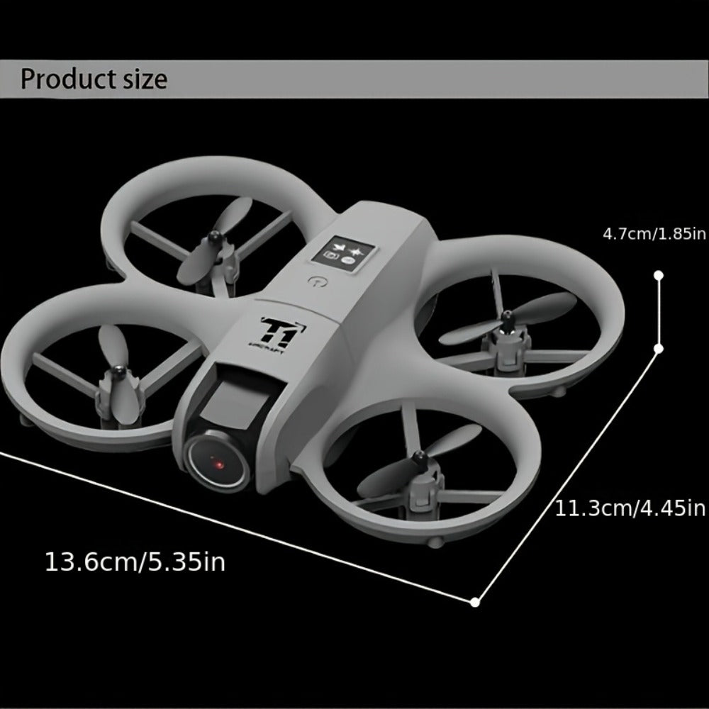 RC Drone with 4K Camera Dual Batteries Optical Flow Auto Hover Anti-Collision One-Key Return WiFi FPV Real-Time Video
