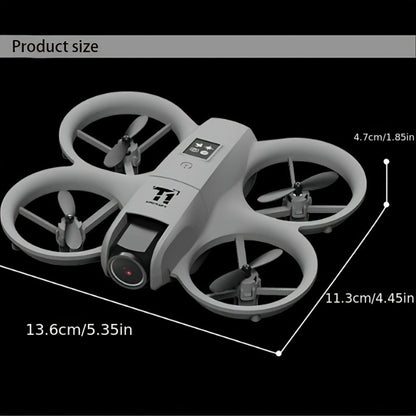 RC Drone with 4K Camera Dual Batteries Optical Flow Auto Hover Anti-Collision One-Key Return WiFi FPV Real-Time Video