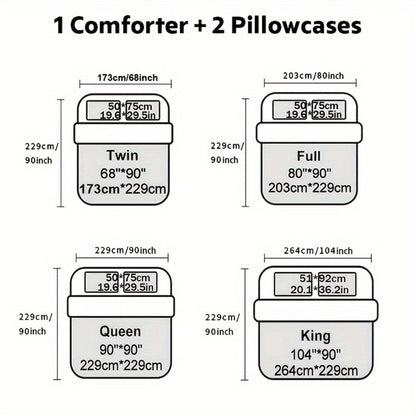 Sun Moon and Planet Print Comforter Set in Black with Twin, Full, Queen and King Size Options