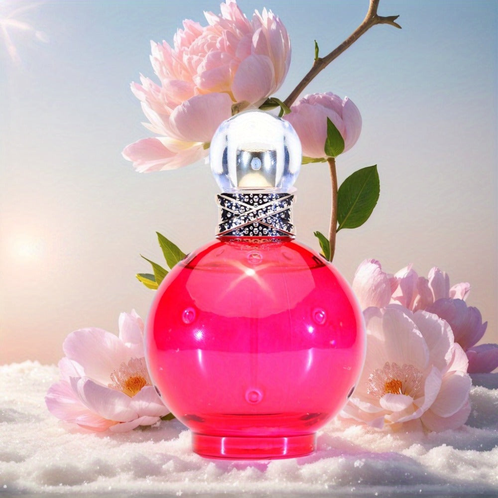 Eau de Toilette Britney Spears Fantasy for Women 3.4 oz Spray in Pink Round Bottle and Boxed Presentation