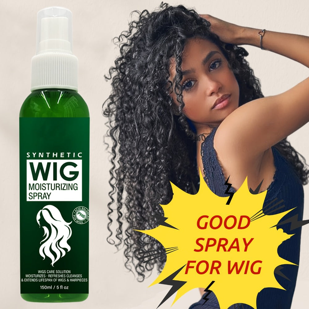 Synthetic Wig Refresher Spray Leave-In Conditioner, Revitalizes & Detangles Wigs & Hairpieces, Cleanses Between Washes