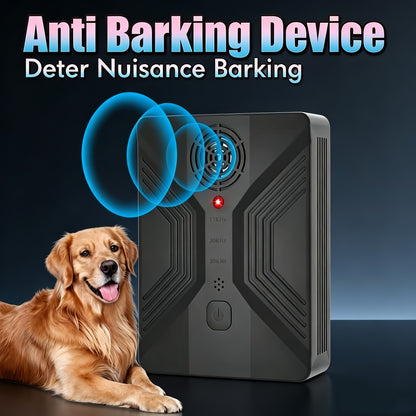 55ft Rechargeable Ultrasonic Bark Deterrent – USB Charged 1-Month Battery, 3 Frequency Modes 15–30KHz | Mountable Dog Barking Stopper