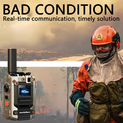 Kayotom K300S 4G Global Walkie Talkie Unlimited Range, No Monthly Fee Two Way Radio, UHF 400-480MHz Long Battery Life