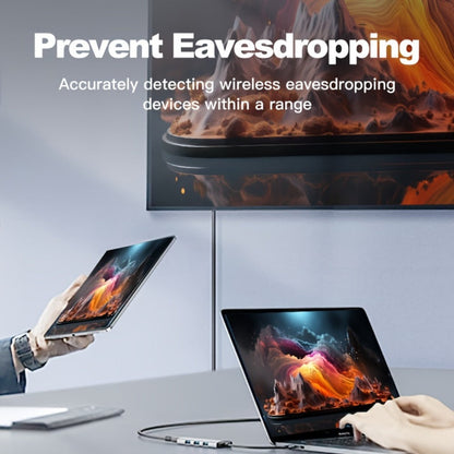 Hidden Camera Detector & Anti-Spy Bug Detector for an Everyday Personal Care Routine, with the Listed Configuration